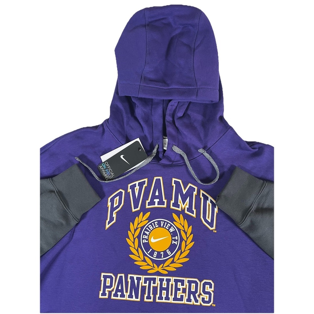 Nike On-Field Prairie View A&M Univ Panthers Purple Gray Sweatshirt Mens XXL NWT